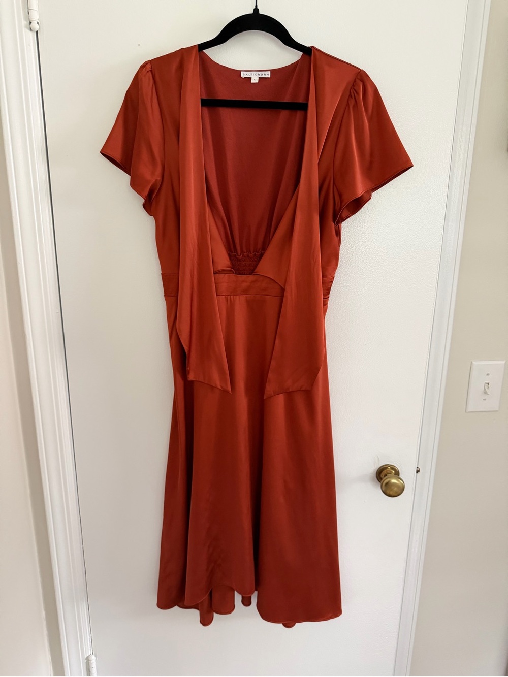 Baltic Born Poppy Satin Midi Dress